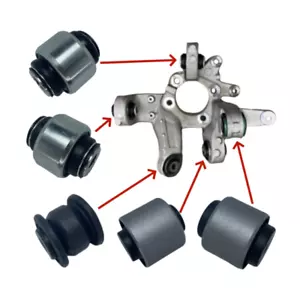 Juego de bujes de nudillo de suspensión para Ford Explorer/Police DB5Z5B758B 2011-2019 - Imagen 1 de 9