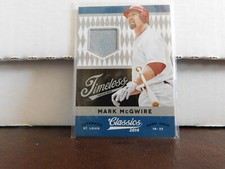 2014 Panini Classics Mark McGwire GU Timeless Treasures #d 41/99