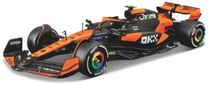 Modellino auto formula 1 F1 scala 1:24 Burago MC LAREN MCL38 LANDO NORRIS 2024 - Imagen 1 de 1