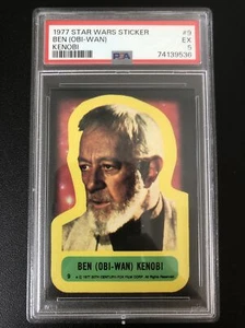 1977 Star Wars Ben (Obi - Wan) Kenobi Sticker #9 PSA 5 - Picture 1 of 2