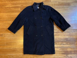 Max Mara Zweireihiger Wollmantel Erbse Damen 10 Schwarz - Bild 1 von 12