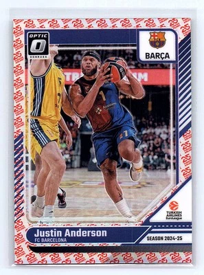 Justin Anderson 2024-25 Donruss EuroLeague #119 óptica 25 aniversario #/25 Foto 1 de 2
