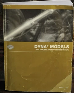 Harley Davidson 2006 Dyna OEM Factory Shop Service Manual 99481-06 - Picture 1 of 10