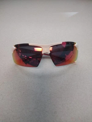 Gafas de sol Tifosi Track BPO0594 blancas y rojas deportivas con lentes reflectantes rojas, 06 Foto 1 de 4