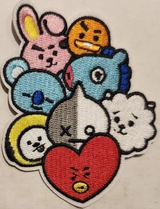 Parche de hierro bordado BT21 BTS - Imagen 1 de 1