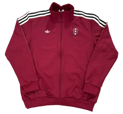 Куртка спортивная Adidas Ajax Amsterdam 125th Anniversary бордовая размер XL JF2743 мужская - Изображение 1 из 3