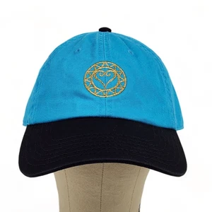 Kingdom Hearts Disney Adjustable Hat Blue Black Gold Embroidery One Size Cap - Picture 1 of 9
