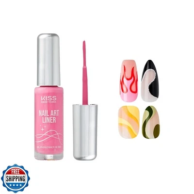 KISS NEW YORK Nail Art Liner, Fast-Drying, Slow Drip, Low Odor, F - Image 1 of 4