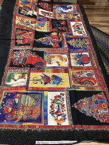 "HOLIDAY COLLECTION" LAUREL BURCH PANEL 23"x44" PRE WASHED - Picture 1 of 5