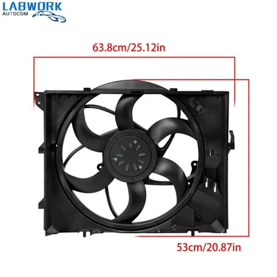 for BMW 328i 2006 325i 2007 2008 09-2013 Electric Radiator Cooling Fan Assembly - Image 1 of 4