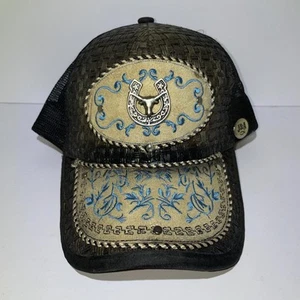 J&A Caps Innovation Snapback Cap Meshback Western Made in Mexico - Picture 1 of 5