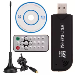 TV Stick USB2.0 Digital DVB-T SDR+DAB+FM TV Tuner Receiver Stick RTL2832U+FC0012 - Picture 1 of 12