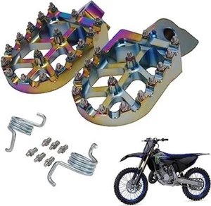 Foot Pegs Foot Pedal CNC For YZ65 2018-2022 YZ85 2002-2021 YZ250 98-22 Dirt Bike - Picture 1 of 12