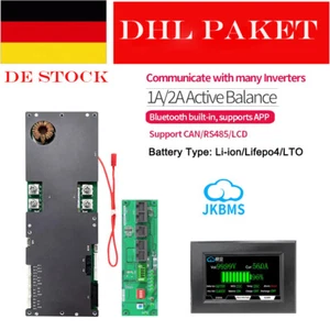 JK Smart Inverter BMS 8S-16S 100A-200A BT RS485 CAN for Home Energy Storage SDE - Bild 1 von 45