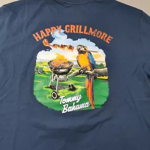 NEW Tommy Bahama Men's Happy Grillmore Graphic T-Shirt Navy Size S - Picture 1 of 11