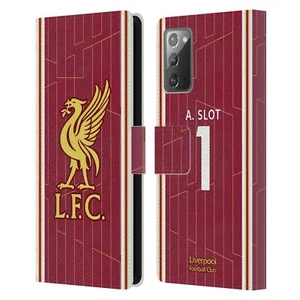 LIVERPOOL FC LFC ARNE SLOT PU LEATHER BOOK WALLET CASE FOR SAMSUNG PHONES 2 - Picture 1 of 7
