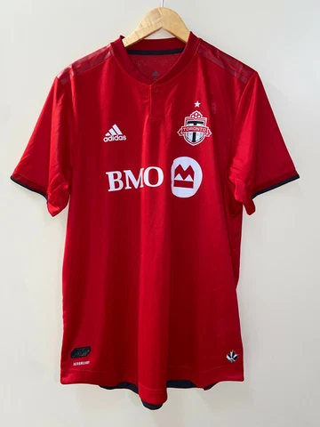 Adidas Men’s Toronto FC Home Soccer MLS Authentic Jersey Red Size XL GE5902 $120 Cover