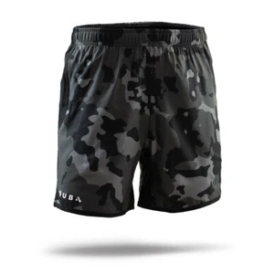 Camo Trail Run 5 Inch Shorts- Black - Picture 1 of 4
