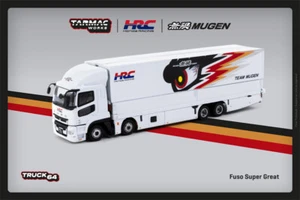 **Pre-Order** Tarmac Works 1:64 Fuso Super Great TEAM MUGEN weiß Modellauto - Bild 1 von 3