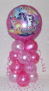 MY LITTLE PONY - HAPPY BIRTHDAY - FOIL BALLOON DISPLAY -TABLE CENTREPIECE - Picture 1 of 7