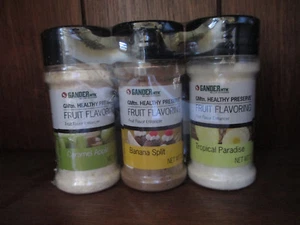 GANDER MOUNTAIN 3 BOTTLE - FRUIT FLAVORING - BANANA SPLIT / CARAMEL / PINE APPLE - Picture 1 of 2