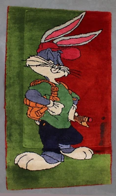 Handgetuftet Wohnkultur Wolle Teppiche Kinder & Kinderzimmer Grün 0.6x0.9m - Bild 1 von 4