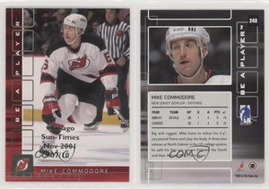 2001 ITG Be A Player Memorabilia Ruby Chicago Sun-Times Nov /10 Mike Commodore