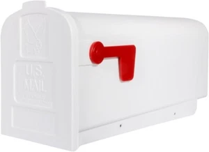 Architectural Mailboxes Parsons Plastic Post Mount Mailbox, Compatibility Code A - Picture 1 of 13