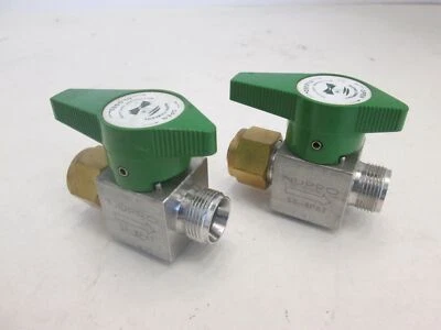 Nupro, SS-8P6T, 1/2" Plug Valve, Used, Lot of 2 - Image 1 of 3