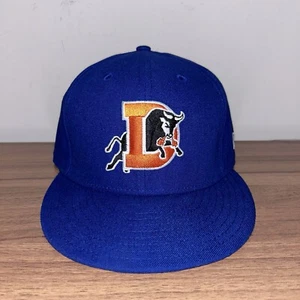 Cappello Berretto New Era 59fifty Durham Bulls Minor League Baseball Fitted Taglia 7 1/2 - Foto 1 di 7