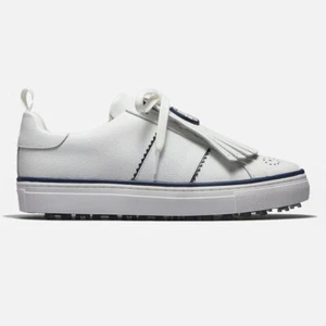 New G/FORE GFORE DURF SADDLE STRIPE GOLF SHOE GLF000086-S/TWT US W 7-8 TAKSE - Picture 1 of 9