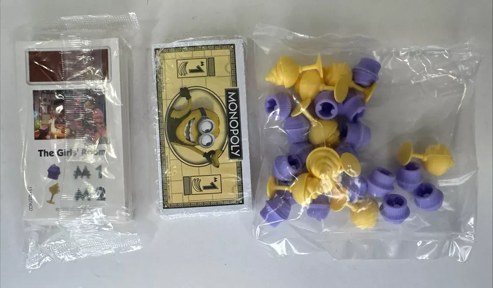 Monopoly Despicable Me 2 Replacement Game Pieces Cards Money & Houses/Hotels NEW - Image 1 of 1