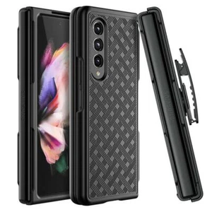 FOR SAMSUNG GALAXY Z FOLD 4 CASE BELT CLIP HOLSTER SWIVEL COVER KICKSTAND ARMOR - Picture 1 of 6