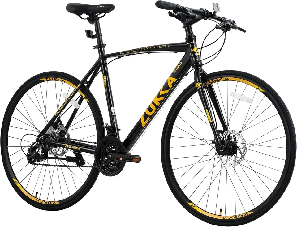 ZUKKA 700C Road Bike,24 Speeds Bicycle,Aluminium Alloy Frame,Disc Brake - Image 1 of 4