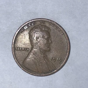 1919 P Lincoln Copper Wheat Cent Penny /Lot W30 - Picture 1 of 2