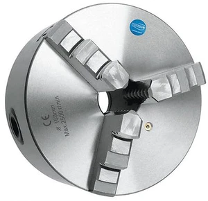 Dreibackenfutter 3-Backen Drehfutter, Guss, ähnl. DIN6350 K11 Ø125 mm - Bild 1 von 2