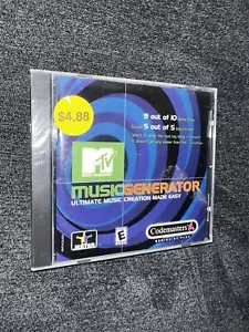 MTV Music Generator NEW PC Game (Music, Codemasters) CIB still sealed in plastic - Picture 1 of 8