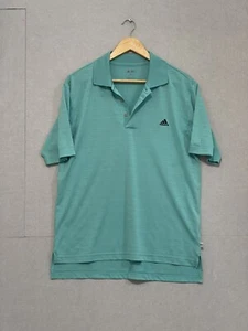 Adidas Mens Golf Teal Aqua Polo Size M - Picture 1 of 4
