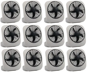 (8) ea O2Cool FD05004 5" 2 Speed Gray Battery Operated Portable Camping Fan - Picture 1 of 1