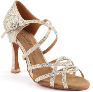 Aurora Professional Ballroom Latin Salsa Social Wedding Dance Shoes 7.5 - Picture 1 of 7