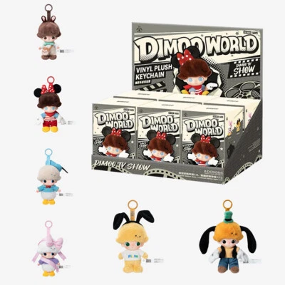  Dimoo World x Disney Series Blind Box Vinyl Plush Keychain Toys Dolls/ - Image 1 of 4