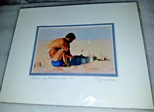 Schlösser von Vater & Sohn Bleistift signierter Druck von der aufgeführten Künstlerin Barbara Pappendick - Bild 1 von 5