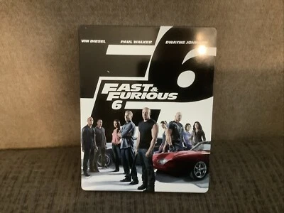 FAST AND FURIOUS 6 ~ Blu Ray & DVD ~ SteelCase METAL TIN CASE Foto 1 de 3