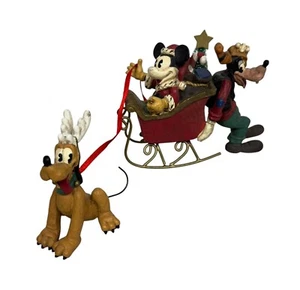 Midwest of Cannon Falls Disney Mickey Mouse Pluto & Goofy Schlitten Ornament - Fehler - Bild 1 von 5