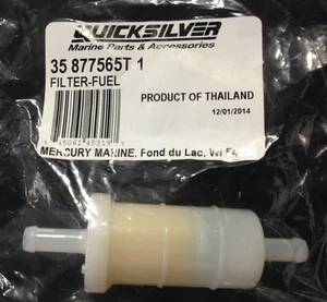 Mercury 5/16 Fuel Filter 40-90hp Outboard 4 Four Stroke 35-877565T1 35-877565t 1 - Bild 1 von 1