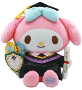 Figura de peluche de juguete muñeca de peluche de graduación Sanrio My Melody Bunny de 12,5" regalo gradual - Imagen 1 de 3
