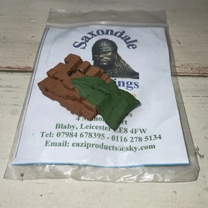 Model Railway Wagon Load (blocks & Tarpaulin ) 48x 28mm, Track Side Scenery - Picture 1 of 3