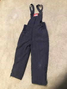 SporTrax Snowsuit Overalls Boys Girls Size 6 Black - Picture 1 of 2