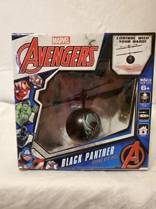 Marvel Avengers BLACK PANTHER Flying UFO Ball Helicopter NEW - Picture 1 of 4
