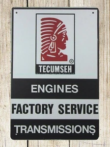 Tecumseh Engines Factory Service metal tin sign metal wall art - Picture 1 of 4